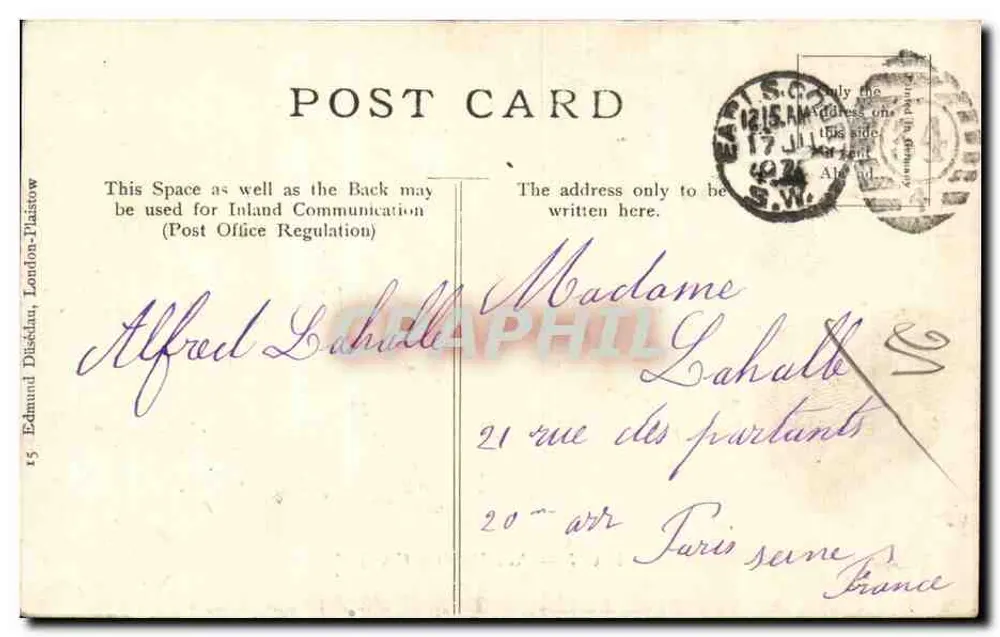 LONDRES — CASTILLO DE WINDSOR — Édouard Disdall, London-Plaistow - Reverso