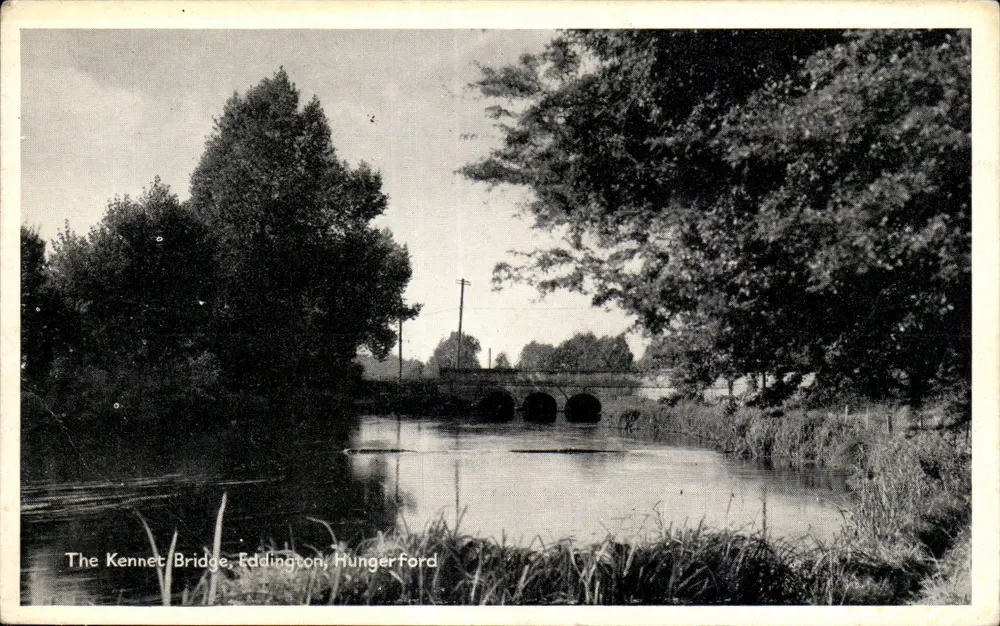O Ponte do Kennet em Eddington, Hungerford — T.V.A.P. Oxford, série XXXVII, n° 1441 - Frente