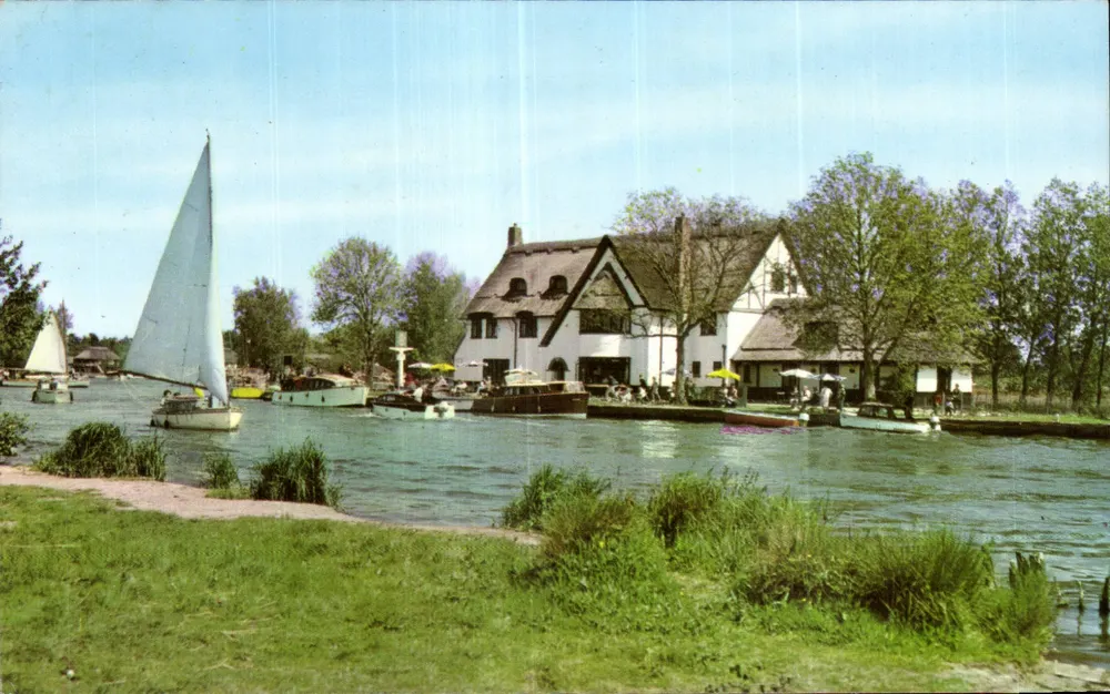 Der Fluss Bure bei Horning Ferry — Norfolk Broads — Verlag PTI3851 - Vorderseite