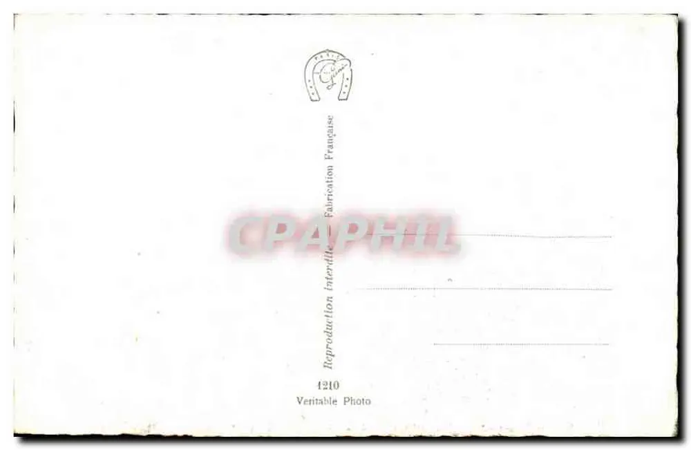 Silhuetas de navios a vela na praia — Editora: Veritable Photo, n° 1210 - Verso