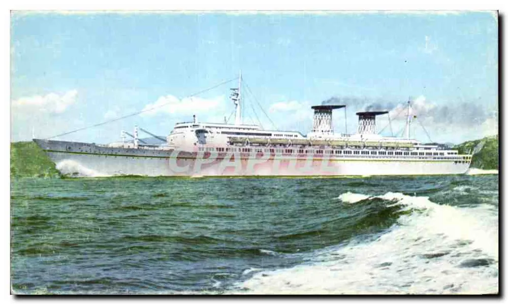 Cruiser Michelangelo e Raffaello — Società di Navigazione - Gênova - Frente