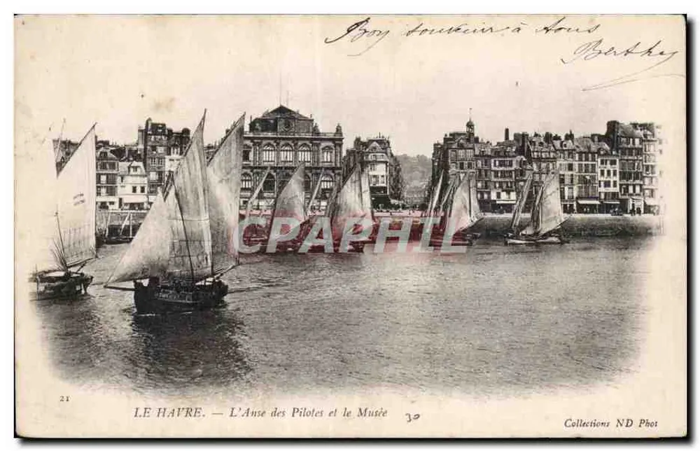 Le Havre — Der Anse der Lotsen und das Museum — Collection ND Phot - Vorderseite