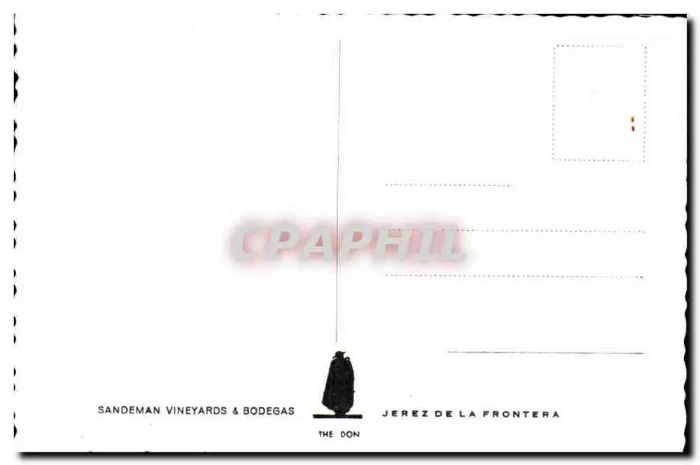 Weingüter und Keller von Sandeman — Jerez de la Frontera — Verlag Sandeman Vineyards & Bodegas - Rückseite