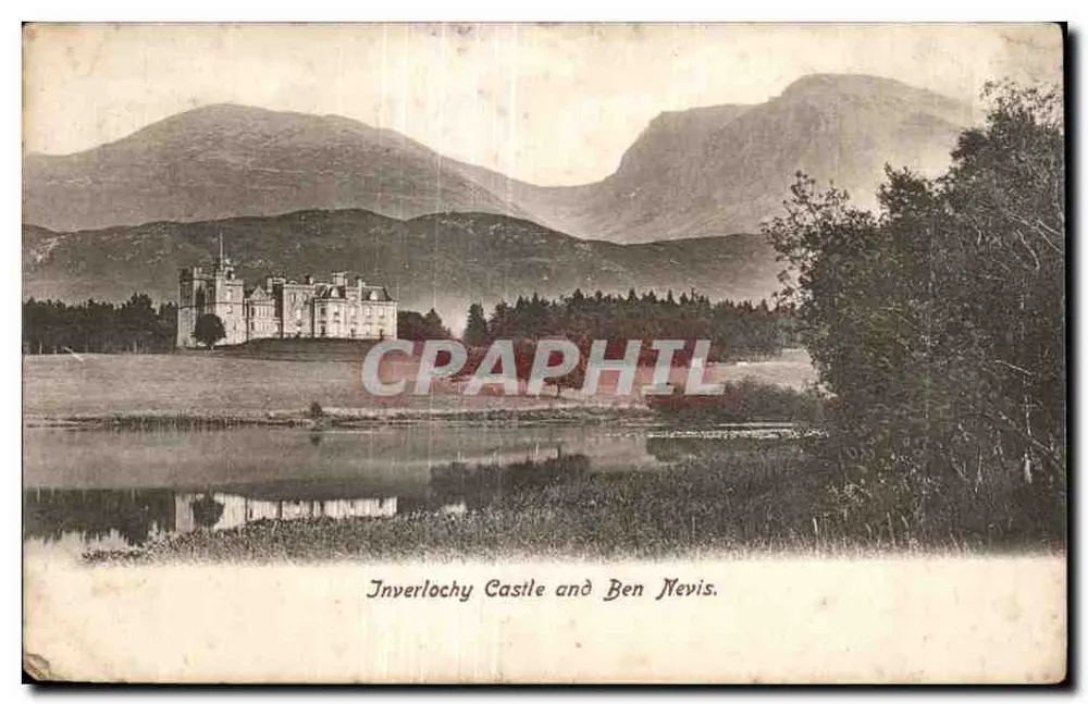 Castillo de Inverlochy y Ben Nevis — editor no visible, número de serie no visible - Anverso