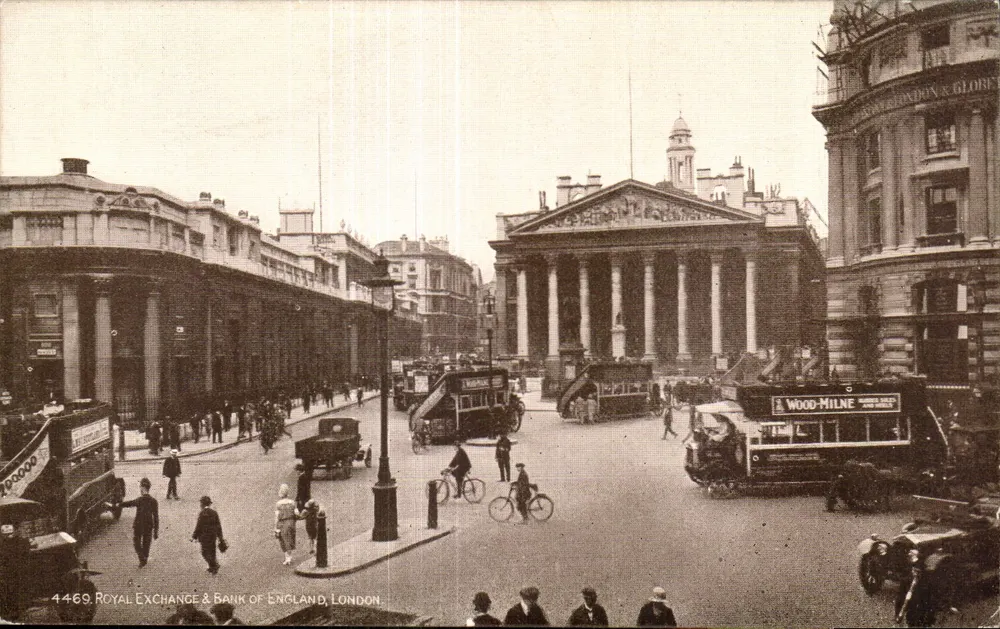 Royal Exchange & Bank of England, London — Salmon-Serie, n° 4469 - Vorderseite