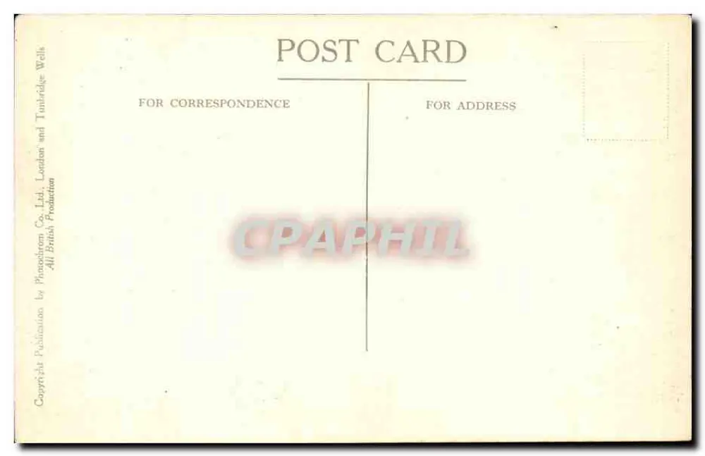 LONDRES, A RUA STRAND — vista da rua com o Teatro Gailey e o Restaurante Slaters — editor P. & T. Co. Ltd. - Verso