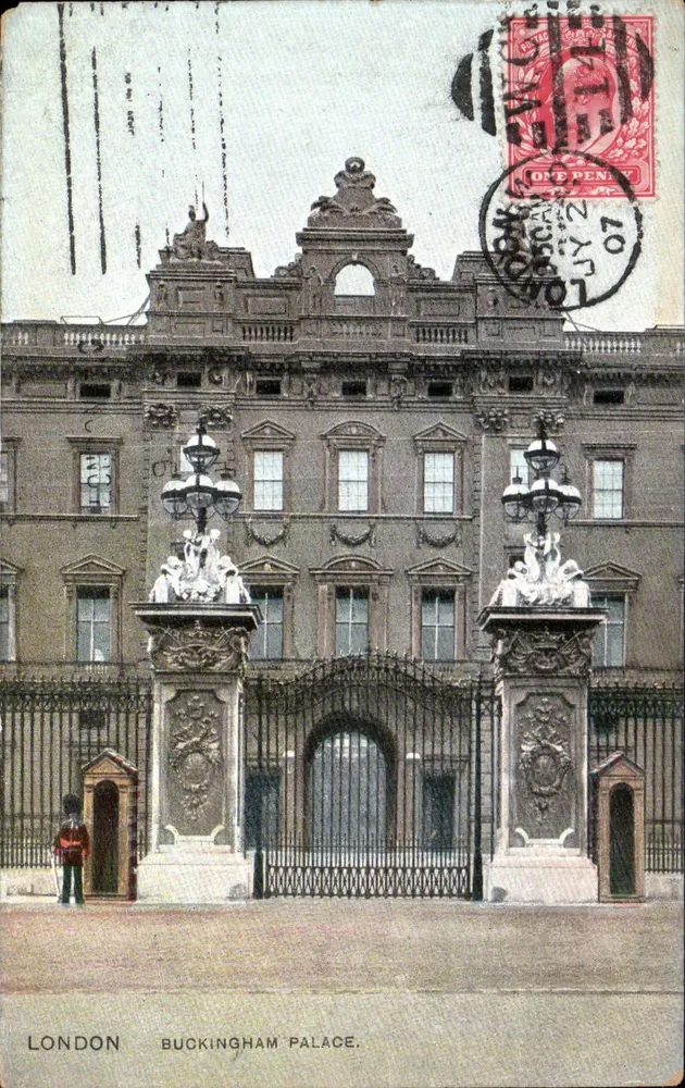 Palácio de Buckingham — Londres — Série E.F.A. 521 - Frente