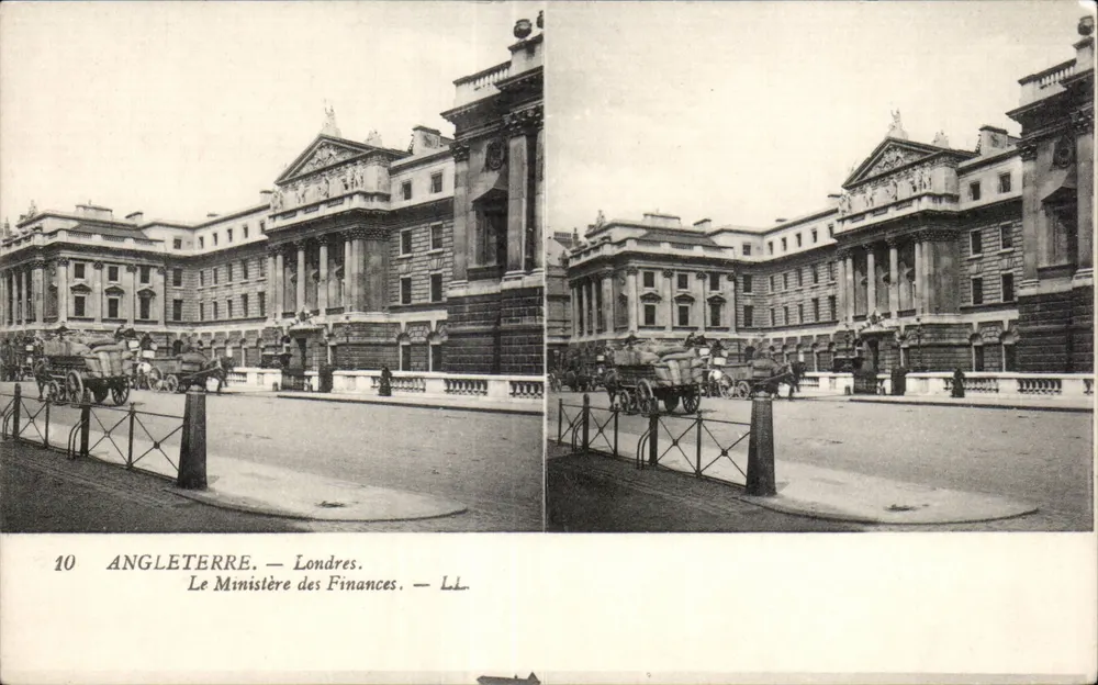 London — Das Finanzministerium — LL - Vorderseite