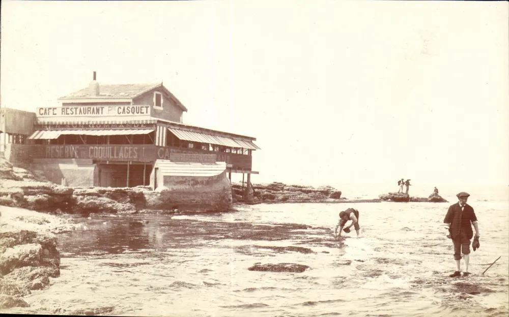 Café Restaurant de Casquet — Muschelreservat - Vorderseite