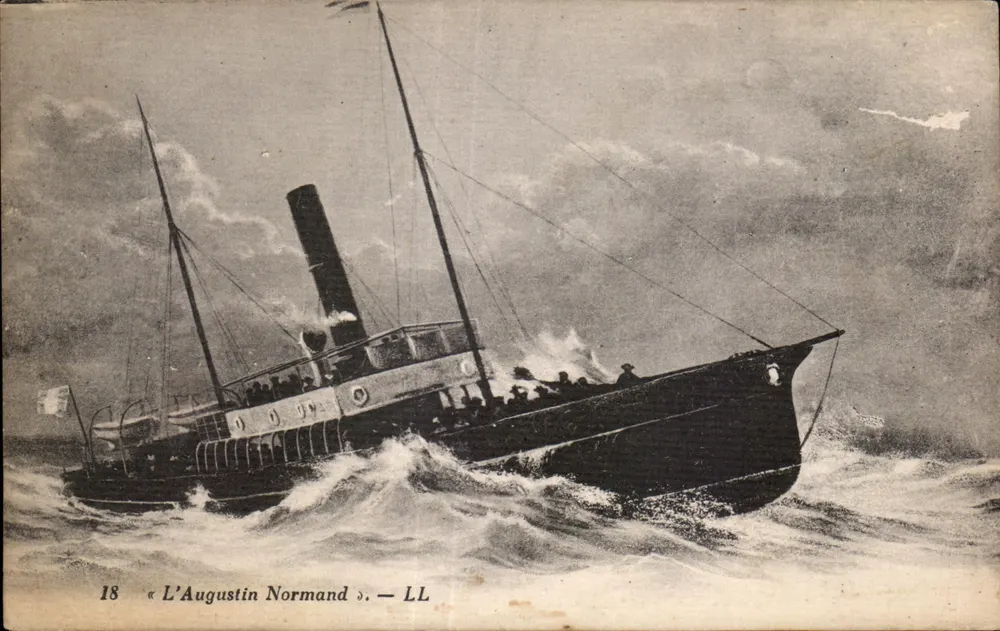 O Augustin Normand — navio a vapor — LL - Frente
