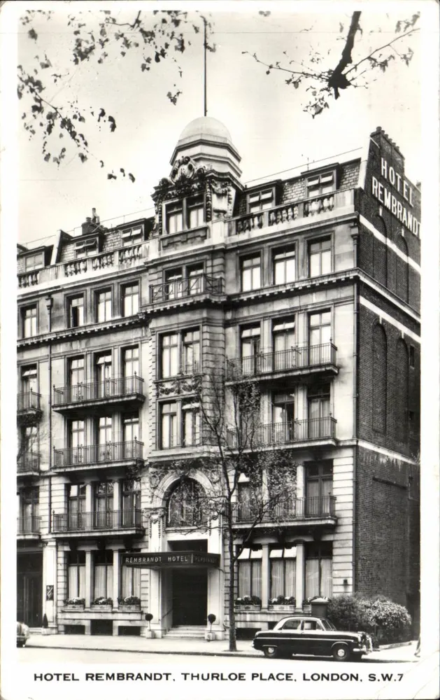 Hôtel Rembrandt — Thurloe Place, London S.W.7 — unbekannter Verlag - Vorderseite