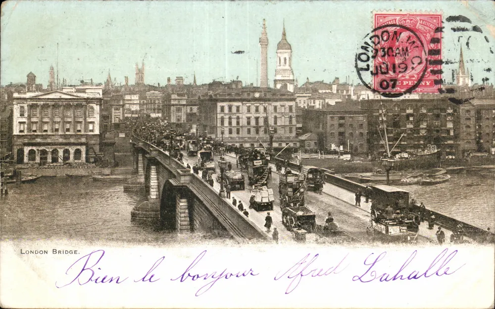 London Bridge — vista animada — editor não visível - Frente