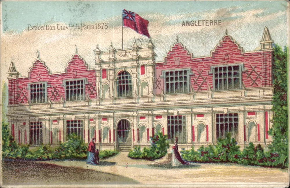 Exposição Universal de Paris 1878 — Pavilhão da Inglaterra — editor desconhecido - Frente
