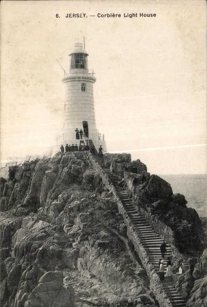 Jersey — Farol de Corbière — editor não identificado, n° de série 6 - Frente