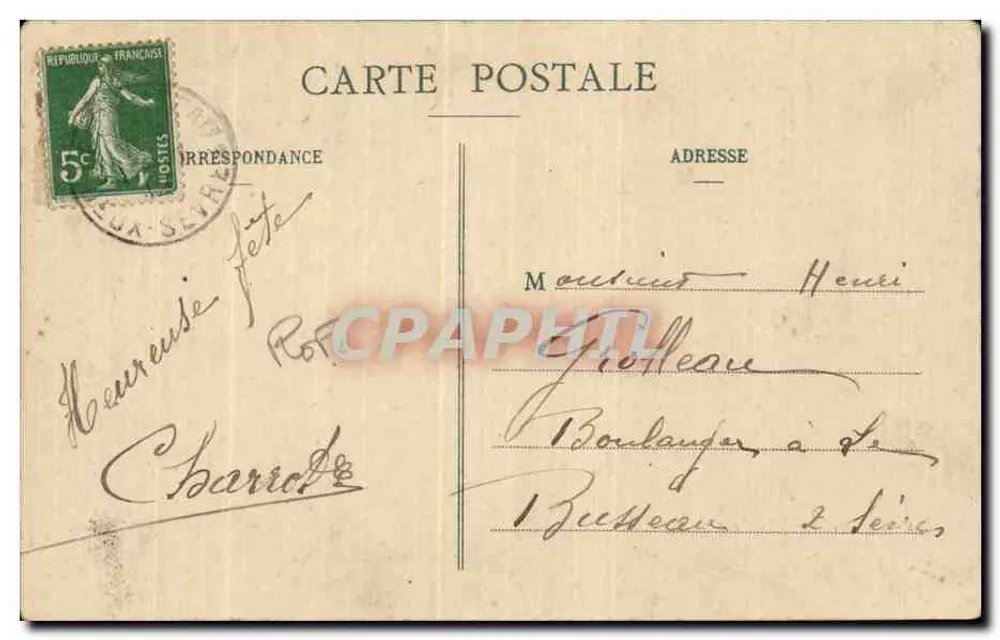 Em Ponéton — No guichê — Caricatura de C. Lutin, 1910 - Verso