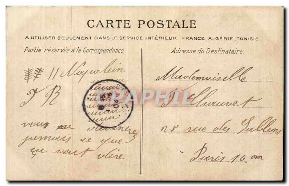 Cenas Rurais — N° 8 — René Billaud - Verso