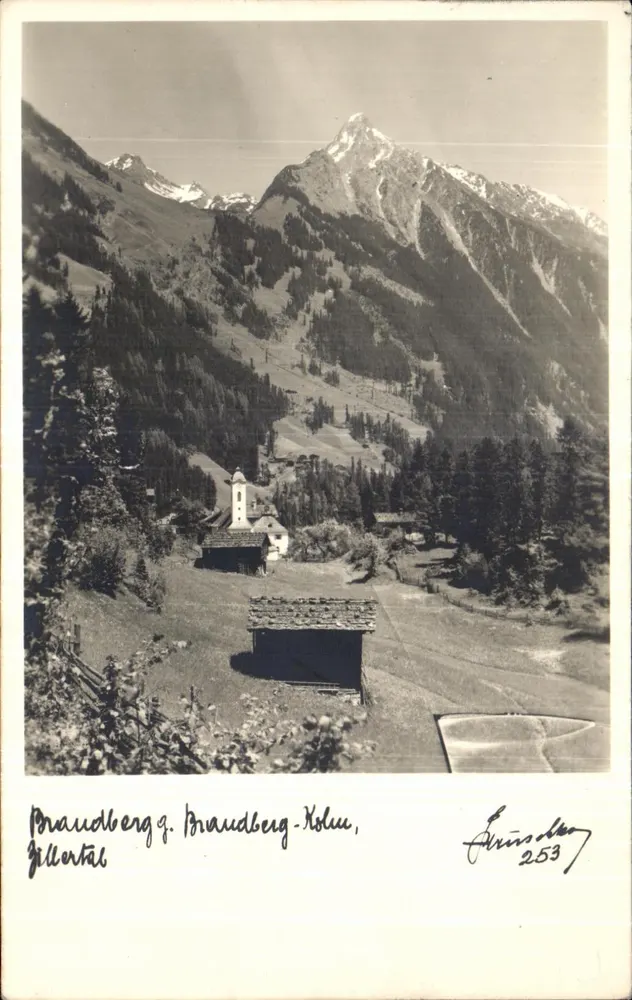 Brandberg q. Brandberg-Kolue, Gillertal — Verlag Altrinsberg n°253 - Vorderseite