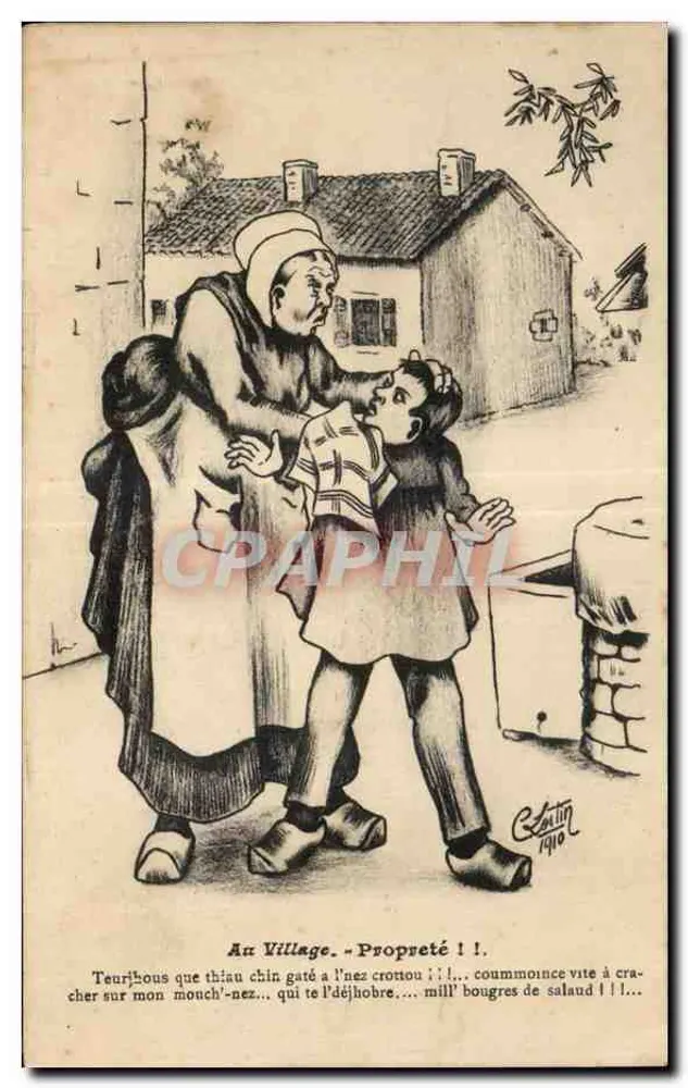 No Village - Limpeza ! !. - G. Lévin, 1910 - Frente