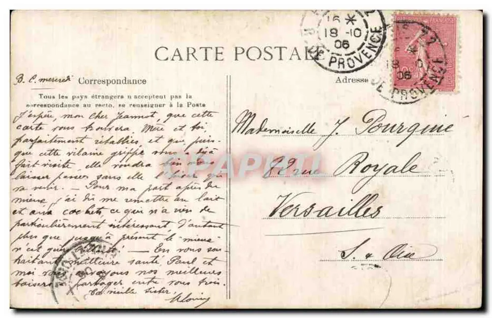 Duas mulheres perto de uma ponte de pedra — O Fim do Dia — E. L. D. - Verso