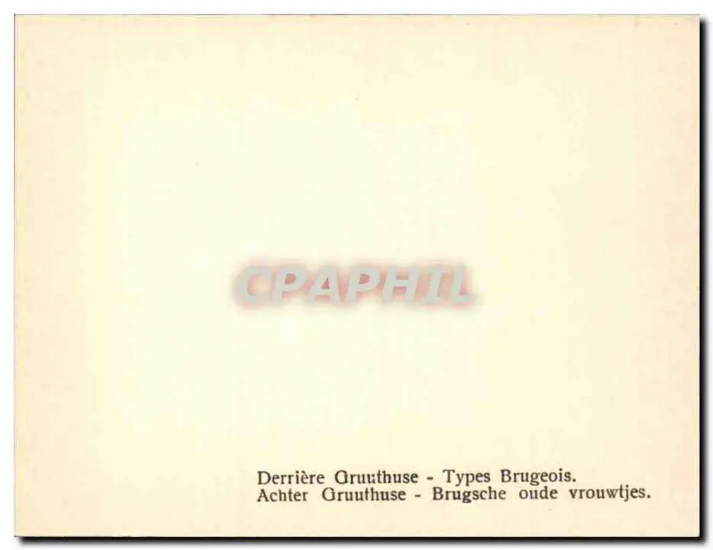 Brügge — Szenen aus dem Leben — Verlag 'Brügge' (Logo sichtbar) - Rückseite