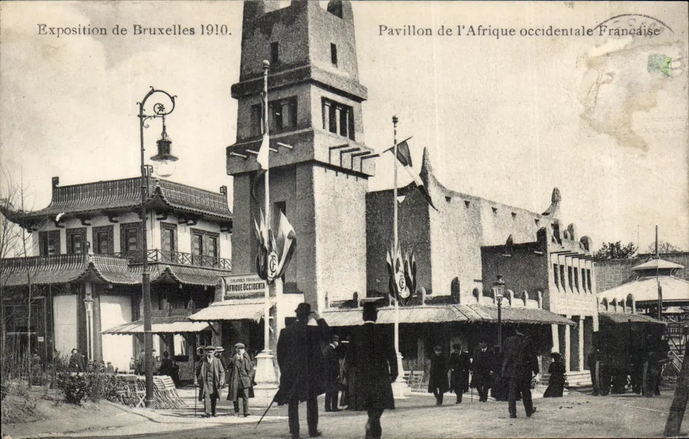 Exposition de Bruxelles 1910 — Pavillon de l'Afrique occidentale française — Verlag nicht sichtbar - Vorderseite