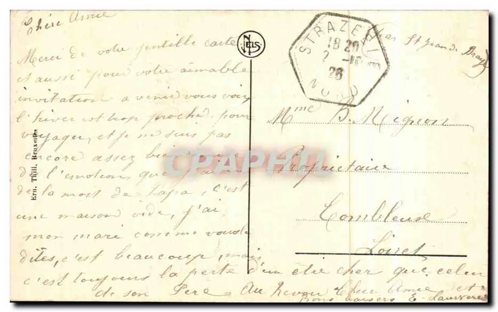 Bruges — Quai du Rosaire — editor Nels, n° 26 - Reverso