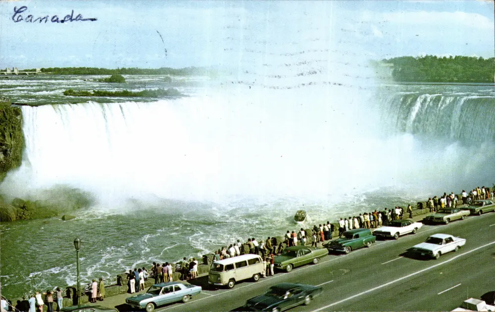 Cascata do Niagara — vista das quedas em forma de ferradura — editada por Jordan's Color - Frente
