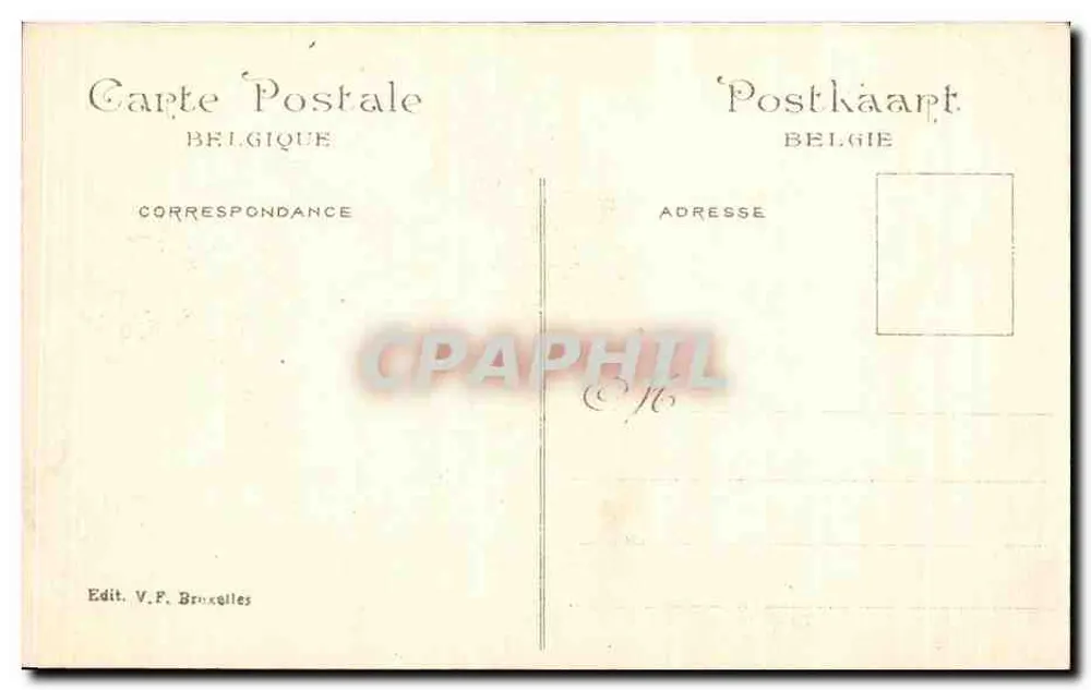 Exposition Universelle Bruxelles 1910 — Niederländisches Pavillon — Verlag V.P. Brüssel - Rückseite