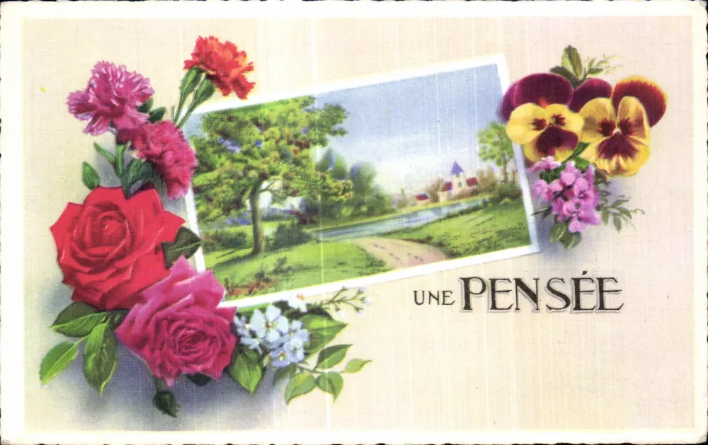 Paisagem rural — Uma pensão — R. Hamel, Paris - Frente