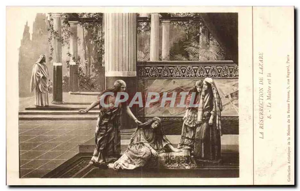 A Ressurreição de Lázaro — 8. O Mestre está aí — Galeria Artística da Casa da Boa Imprensa, Paris - Frente