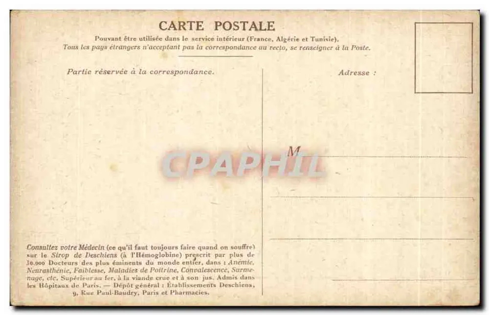 Coroação de Napoleão I — Museu do Louvre — Deschiens, Editor - Verso