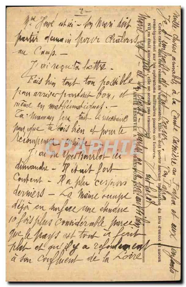 Soldado Augusto — Correspondência Militar — Impr. Nat. Modelo A² — 16 setembro 1915 - Verso
