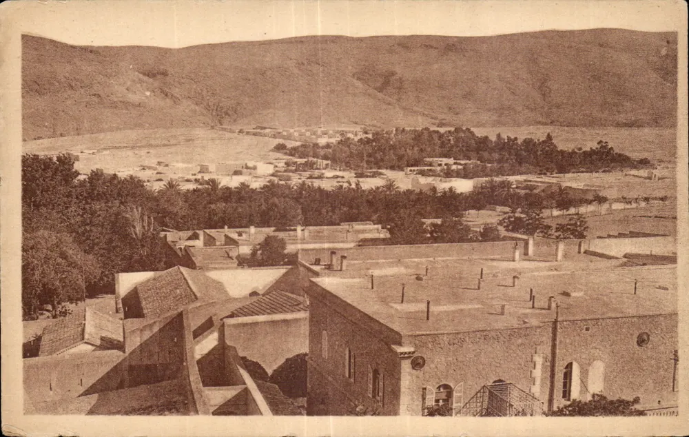Bou Saada — Allgemeiner Blick vom Fort Cavaignac — Künstlerische Sammlung « L'Afrique » — R. Prouho — Dussen-Dey - Vorderseite