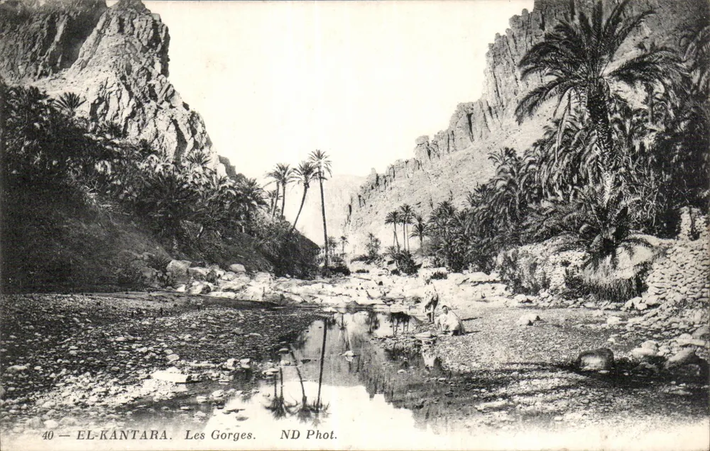 El-Kantara — As Gorges — ND Phot. - Frente