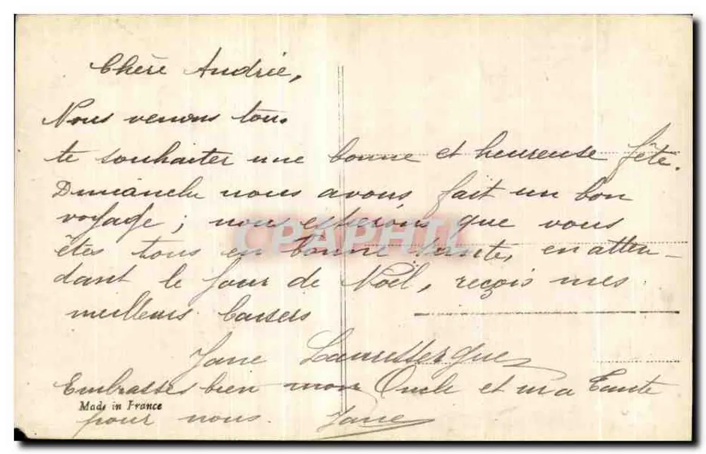 Bukiet kwiatów — Fauvetti, nr 1531 — Republika Francuska - Rewers