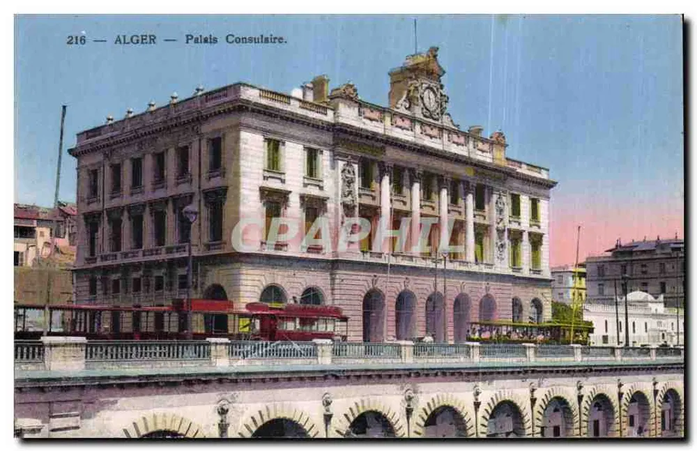 ALGER — Consulaatpaleis — Fotocolor E. P. A., Alger - Voorkant