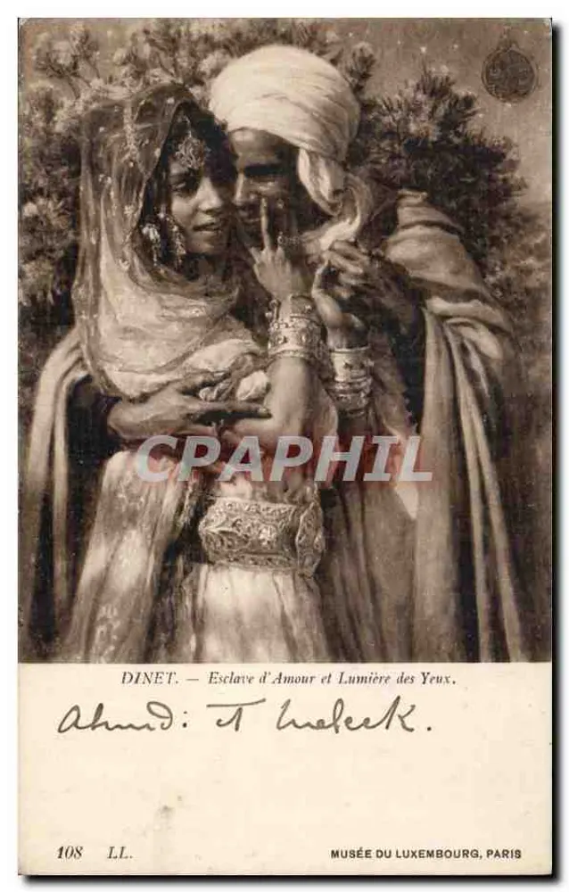 Sklave der Liebe und Licht der Augen — Dinet — Museum des Luxembourg, Paris — n° 108 LL - Vorderseite