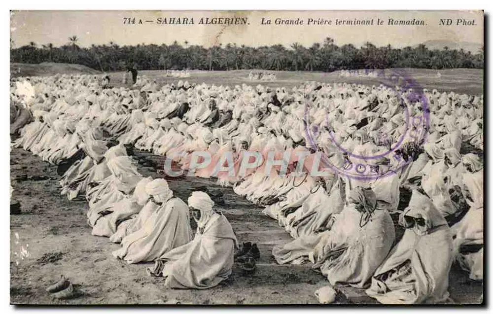 Algerischer Sahara — Die Große Gebetszeremonie am Ende des Ramadan — ND Fotografie - Vorderseite