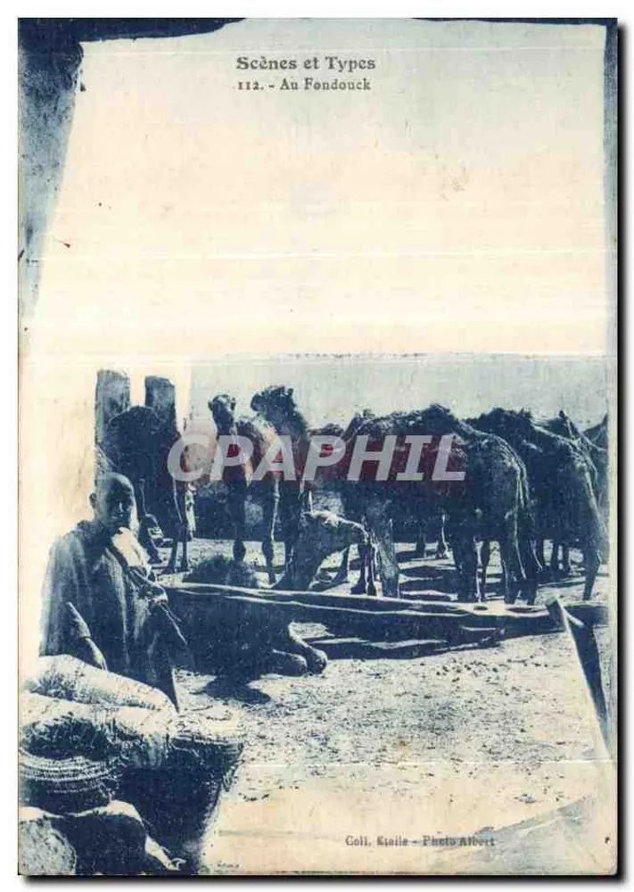 Am Fondouck — Szenen und Typen Nr. 112 — Sammlung Etaille - Foto Albert - Vorderseite