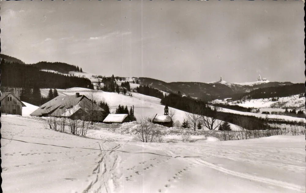 Bärenental am Feldberg — vista del Feldberg — editor Cramers, n°50 - Anverso