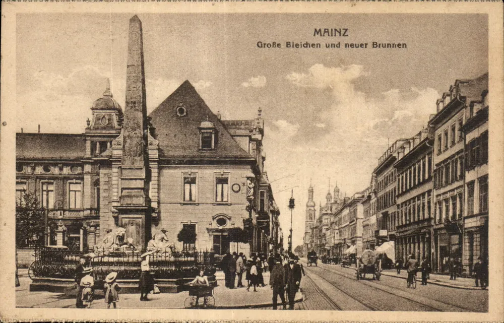 Mainz — Grande Bleiche en nieuw bassin — uitgever niet geïdentificeerd, serie-nummer niet zichtbaar - Voorkant