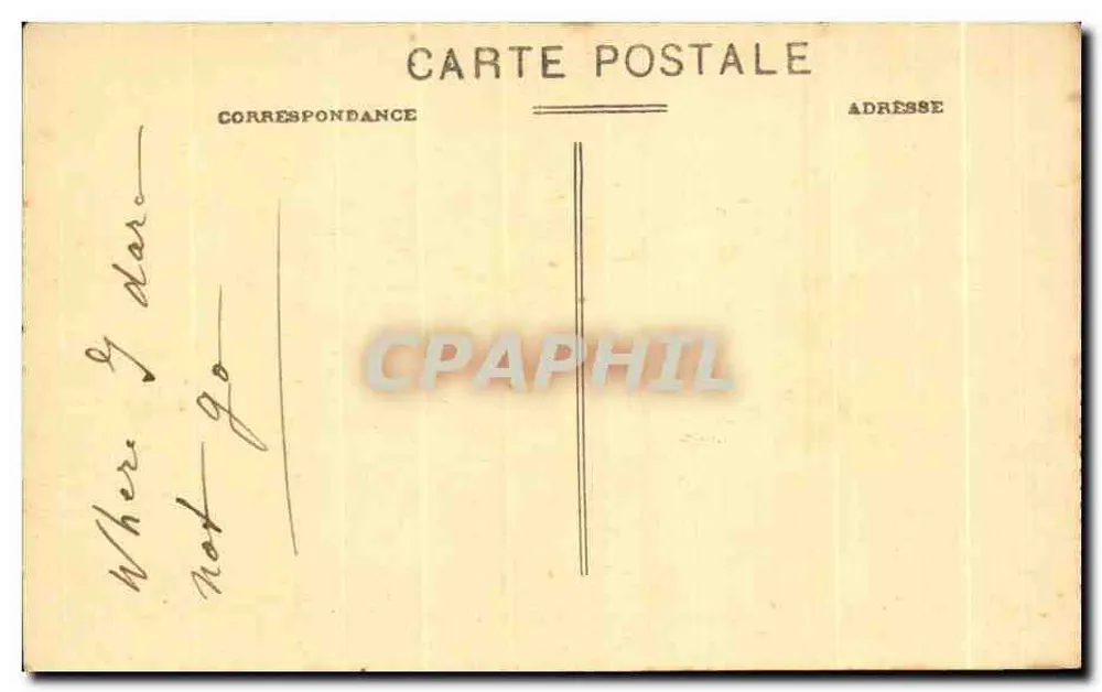 ALGER - Eine Straße in der Casbah — Éditeur A. F., n° 19 - Rückseite