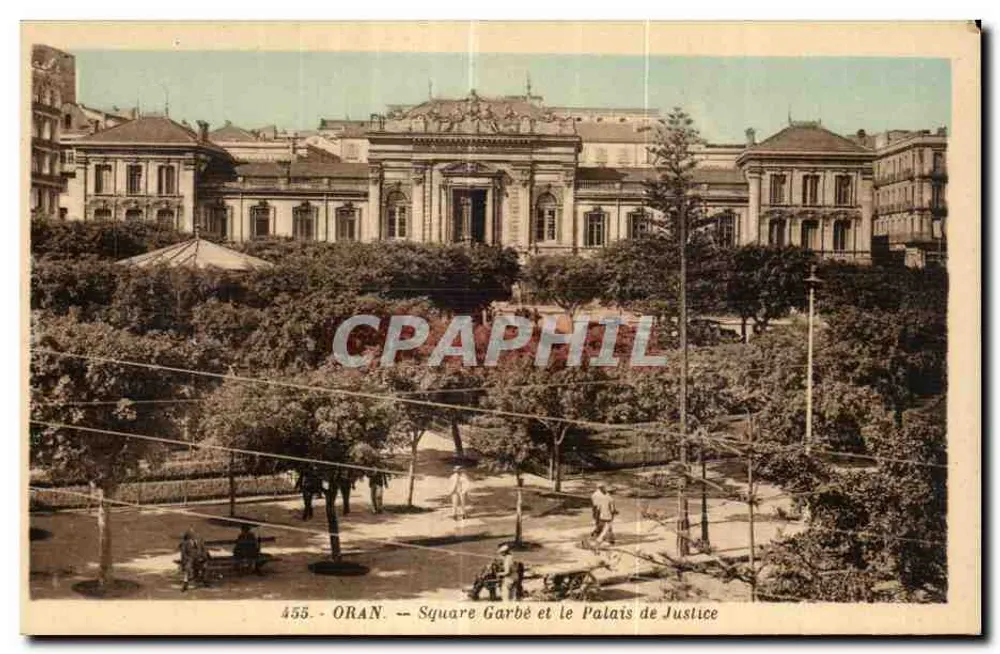 Oran — Square Garbé und das Palast der Gerechtigkeit — 455 - Vorderseite