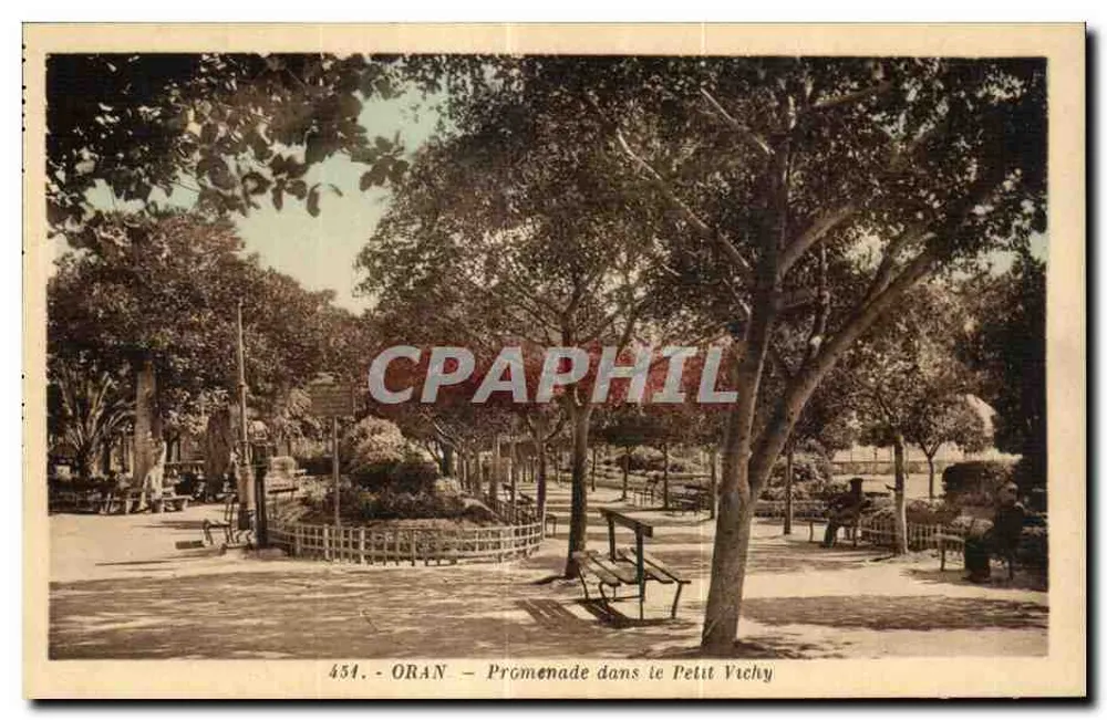 Oran — Spaziergang im Petit Vichy — n°454 - Vorderseite