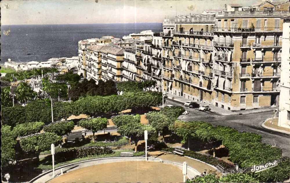 Vue de la côte d'Alger — éditeur Jomone - Vorderseite