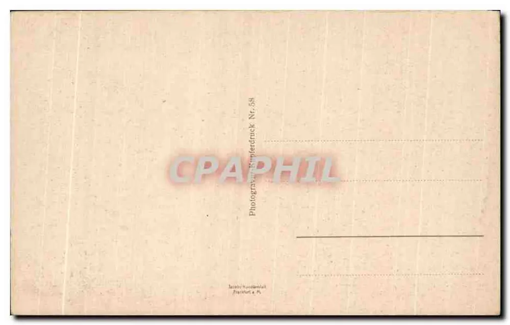 Goethe — ritratto inciso — von K.A. Schwerdtgeburth 1852 - Verso