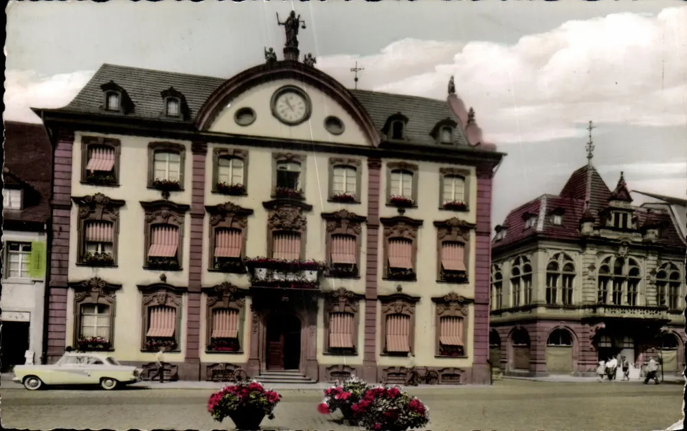 Offenburg, das Tor zum Schwarzwald — Rathaus — Verleger Schöning & Co., n° 100 - Vorderseite