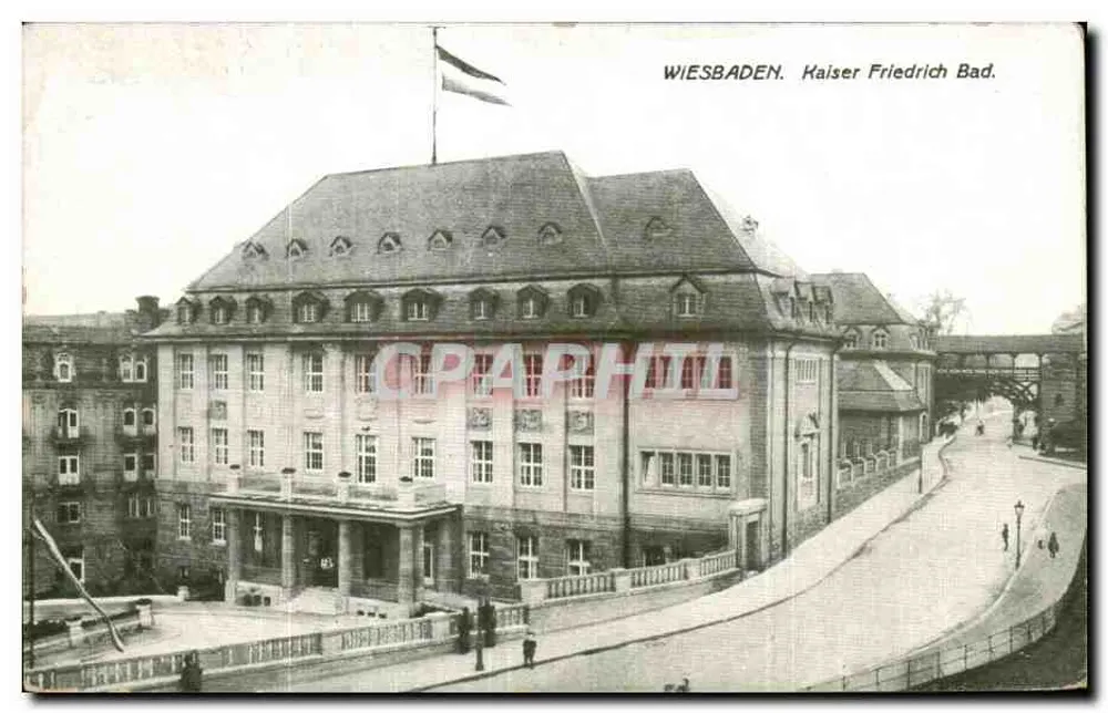 Wiesbaden. Kaiser Friedrich Bad. — Wydawca: Wiesbaden, numer seryjny nieczytelny. - Awers