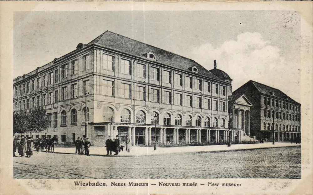 Wiesbaden, Neues Museum — Neues Museum — van den Boekaaart's Kunst-Aristalt - Vorderseite