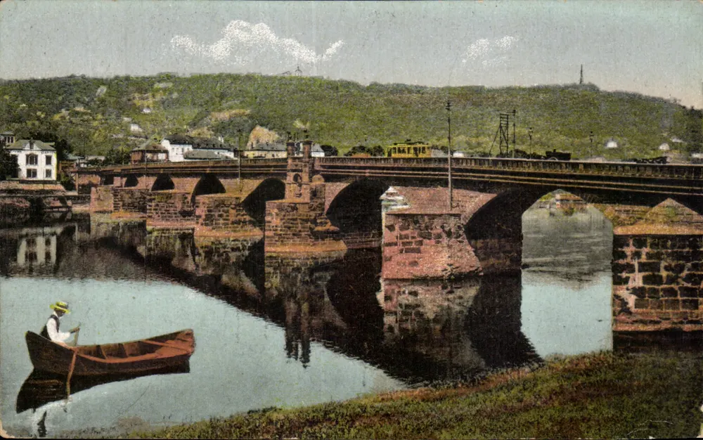 Trier — Alte Römerbrücke — Jacobs Kron - Vorderseite